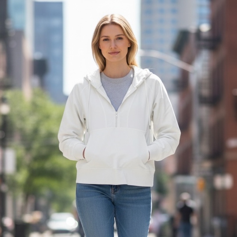 Old Navy // Dynamic Fleece // Half-Zip Hoodie Sweatshirt